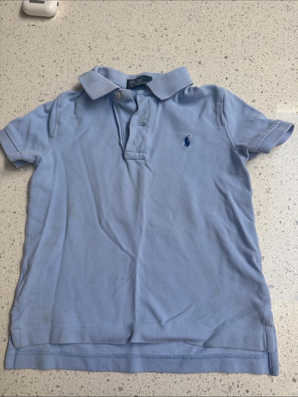 Polo by Ralph Lauren Light Blue Boys' Short Sleeve Polo
